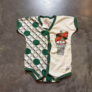 Vintage 90s Baby Seattle Sonics Body Suit AOP